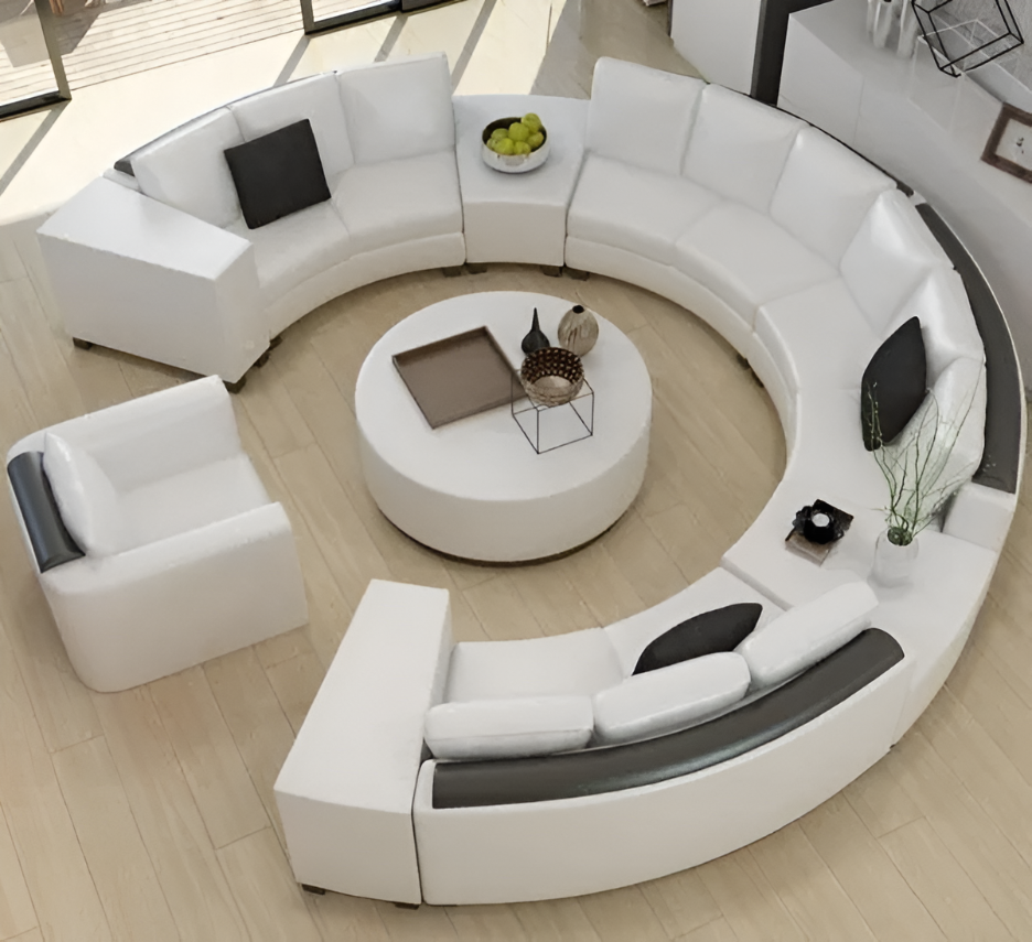 leather sofa
