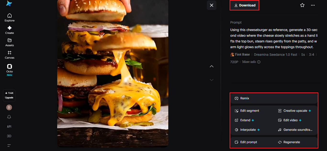 turn food